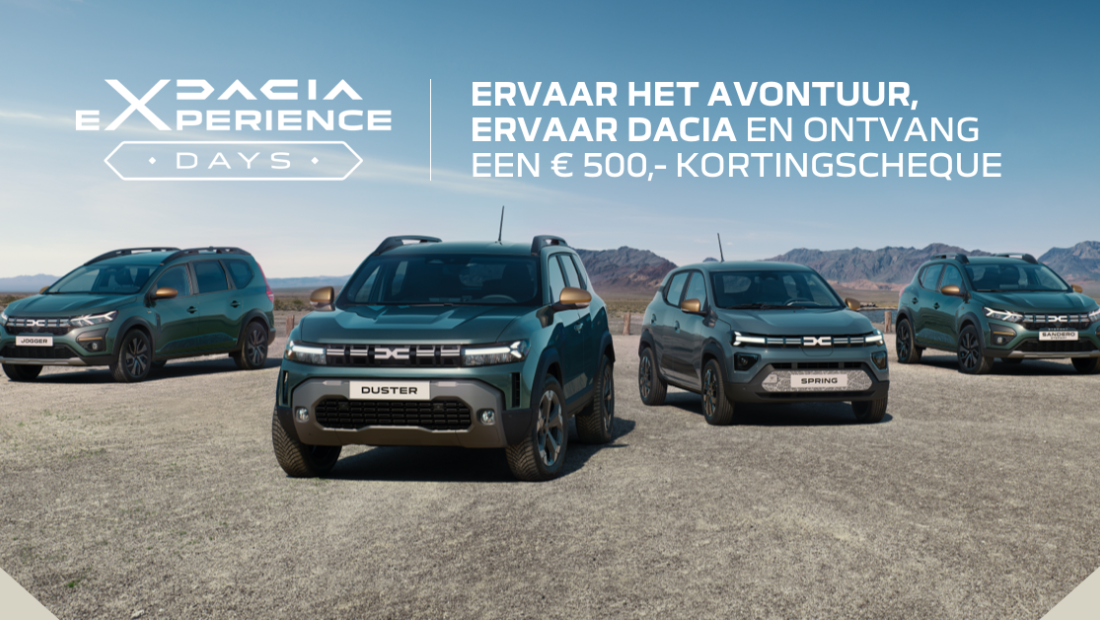 Dacia experience actie